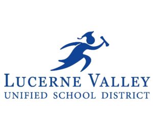 Logo for Lucerne Valley Unified School District, featuring the company name in a clear and professional font.