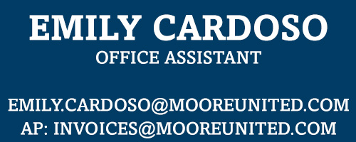 EMILY CARDOSO OFFICE ASSISTANT INFO